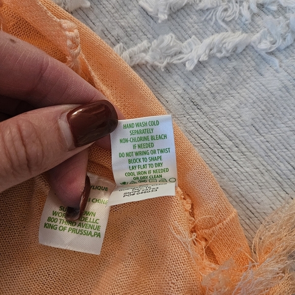 Lilly Pulitzer Indy Tassle Tank Size Small Orange - Picture 8 of 8